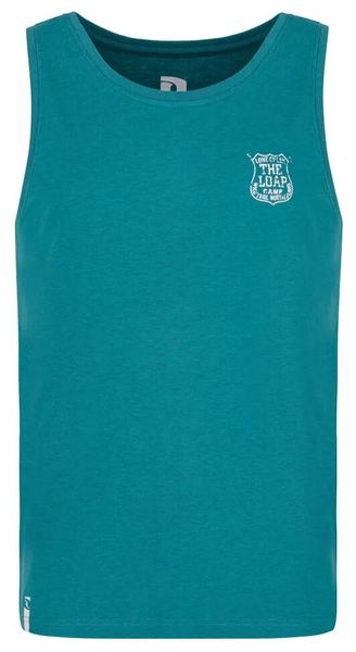 Męski tank top Loap Bendik. Zielone t-shirty męskie LAP, na lato, m, bez wzorów, z bawełny, klasyczne, bez kołnierzyka. Za 115.99 zł.