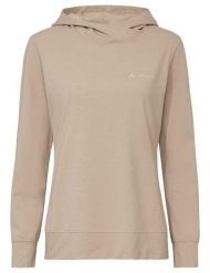 Sweter damski Tuenno Pullover. Brązowe swetry damskie Vaude, na jesień, bez wzorów, z dżerseju, bez kołnierzyka, bez ramiączek, z kapturem. Za 374.45 zł.