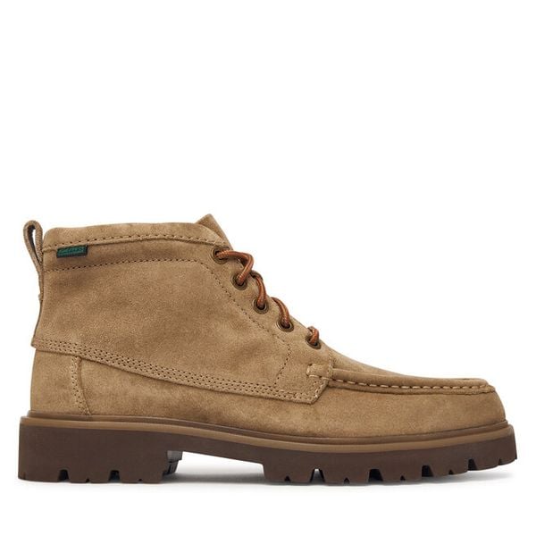 Trzewiki Clarks. Brązowe botki męskie Clarks, bez wzorów, bez zapięcia. Za 569.99 zł.