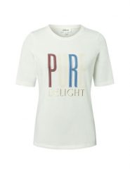 S.Oliver Koszulka Kobiety Bawełna biały, 40. Białe t-shirty damskie S.Oliver, s, bez wzorów, z bawełny, eleganckie, bez kołnierzyka. Za 59.95 zł.