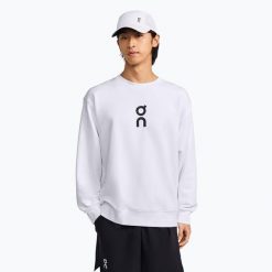 Bluza męska On Club Crew. Białe bluzy męskie On, m, bez wzorów, bez kaptura. Za 399.99 zł.