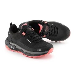 Niskie buty terenowe wodoodporne damskie Alpine Pro Qede 2. Czarne obuwie sportowe damskie Alpine Pro, bez wzorów, trekkingowe. W wyprzedaży za 449.00 zł.