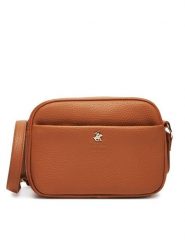 Beverly Hills Polo Club Torebka CEO-BHPC-C-012-08 Brązowy. Brązowe listonoszki damskie Beverly Hills Polo Club, bez wzorów, z materiału, bez dodatków. Za 179.99 zł.