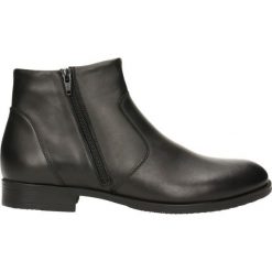 Botki CHUCK. Czarne botki męskie Gino Rossi, ze skóry. W wyprzedaży za 419.90 zł.