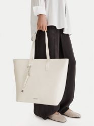 Lasocki Torebka CEO-LSK-X-002-09 Écru. Torebki do ręki damskie Lasocki, bez wzorów, z materiału, bez dodatków. Za 199.99 zł.