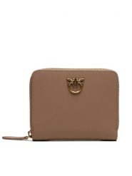 PINKO Portfel Taylor Zip Around AI 23-24 PCPL 100249 A0F1 Brązowy. Brązowe portfele damskie Pinko, bez wzorów, ze skóry. Za 699.99 zł.