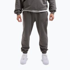 Spodnie męskie BOXRAW East Street Bottoms. Szare spodnie sportowe męskie BOXRAW, m, bez wzorów, z bawełny. Za 249.99 zł.