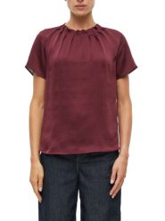 S.Oliver BLACK LABEL bluzka Kobiety lila, 48. Czarne bluzki damskie s.Oliver BLACK LABEL, s, bez wzorów, biznesowe, bez kołnierzyka, bez ramiączek. Za 269.95 zł.