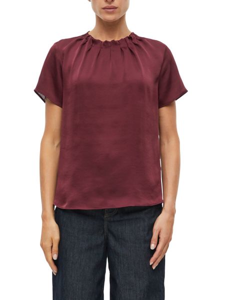 S.Oliver BLACK LABEL bluzka Kobiety lila, 48. Czarne bluzki damskie s.Oliver BLACK LABEL, s, bez wzorów, biznesowe, bez kołnierzyka, bez ramiączek. Za 269.95 zł.
