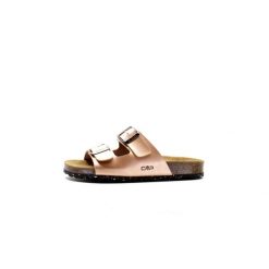 Klapki damskie CMP ECO THALITHA. Brązowe obuwie sportowe damskie CMP, bez wzorów, trekkingowe. Za 129.99 zł.