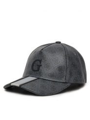 Guess Czapka z daszkiem AM9543 POL01 Szary. Szare rękawiczki męskie Guess, z aplikacjami, ze skóry. Za 129.99 zł.