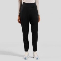 Spodnie techniczne damskie ODLO Zeroweight Warm Pants Regular Length. Czarne spodnie sportowe damskie Odlo, s, bez wzorów, z elastanu, do biegania. Za 472.10 zł.