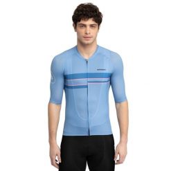 Męska ultralekka koszulka rowerowa Kolarstwo Siroko M3 Vista. Niebieskie buty sportowe męskie SIROKO, z elastanu, bez zapięcia, rowerowe. Za 254.00 zł.