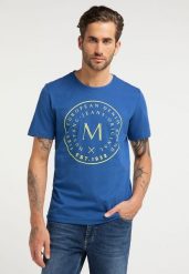 T-SHIRT MĘSKI MUSTANG Alex C Print LIMOGES 1009020 5235. T-shirty męskie Mustang, m, bez wzorów, bez kołnierzyka. W wyprzedaży za 39.99 zł.