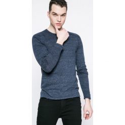 Premium by Jack&Jones - Longsleeve. Szare bluzki z długim rękawem męskie Premium by Jack&Jones, z bawełny, z okrągłym kołnierzem. W wyprzedaży za 69.90 zł.