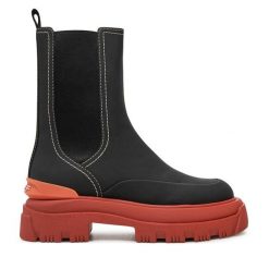 Sztyblety HOFF. Czarne botki damskie HOFF, bez obcasa, na płaskiej podeszwie, bez zapięcia. Za 459.99 zł.