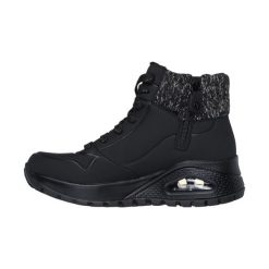 Buty damskie SKECHERS Uno Rugged Darling Daze. Czarne obuwie sportowe damskie Skechers, bez wzorów, ze skóry. Za 329.99 zł.