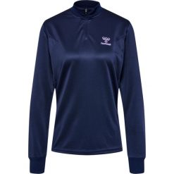 Sweatshirt 1/2 zip poliester kobiety Hummel HmlStaltic. Niebieskie bluzy sportowe damskie Hummel, bez wzorów, z poliesteru, na fitness i siłownię. Za 182.75 zł.
