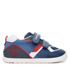 Sneakersy Biomecanics. Niebieskie trampki i tenisówki chłopięce Biomecanics, bez wzorów, bez zapięcia. Za 269.99 zł.