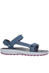 Sandały trekkingowe damskie Super Hike Leather Women. Niebieskie sandały damskie Lizard, bez wzorów, z materiału, bez obcasa, bez zapięcia. Za 579.99 zł.