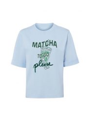Marc Cain Koszulka Kobiety Bawełna niebieski|wielokolorowy, 42. Niebieskie t-shirty damskie Marc Cain, bez wzorów, z bawełny, eleganckie, bez kołnierzyka. Za 429.95 zł.