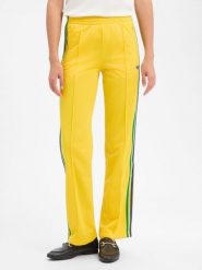 Adidas Originals spodnie do biegania - Classic TP Kobiety żółty, S. Żółte spodnie materiałowe damskie adidas Originals, s, bez wzorów. Za 169.95 zł.