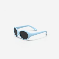 Okulary przeciwsłoneczne turystyczne dla dzieci Decathlon MH B100 kat. 4. Niebieskie okulary przeciwsłoneczne dla dzieci Decathlon. Za 34.99 zł.