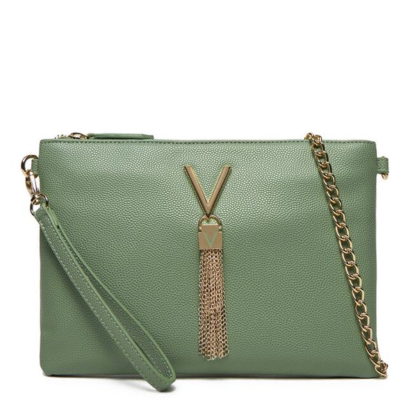 Torebka Valentino. Zielone torebki do ręki damskie Valentino, bez wzorów, wizytowe, bez dodatków. Za 209.99 zł.