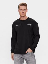 Calvin Klein Jeans Longsleeve Spray J30J324642 Czarny Relaxed Fit. Czarne bluzki z długim rękawem męskie Calvin Klein Jeans, m, bez wzorów, z bawełny, bez kołnierzyka. Za 149.99 zł.