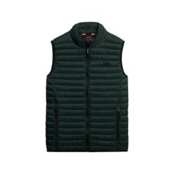 Kurtka puchowa bez rękawów Superdry Fuji Lite. Zielone kurtki męskie Superdry., na jesień, s, bez wzorów, z puchu, sportowe, bez kaptura. Za 409.75 zł.