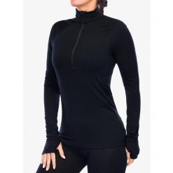 Bluza termoaktywna damska Houdini Desoli Light Half Zip. Niebieskie bluzy damskie Houdini, na zimę, bez wzorów, bez kaptura. Za 377.99 zł.