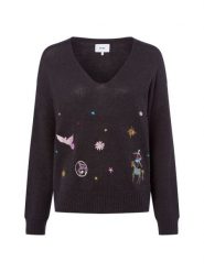 Nümph sweter z dzianiny z zawartością alpaki - Nualmut Kobiety szary, L. Szare swetry damskie Nümph, l, bez wzorów, z dzianiny, bez kołnierzyka, bez ramiączek, bez kaptura. Za 279.95 zł.