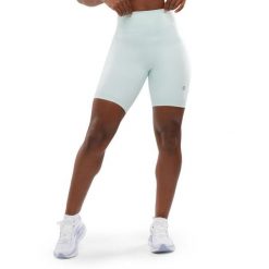 Damskie krótkie legginsy kolarki do biegania Fitness Siroko Thames Mint. Zielone szorty sportowe damskie SIROKO, bez wzorów, z tkaniny, do biegania. Za 148.00 zł.