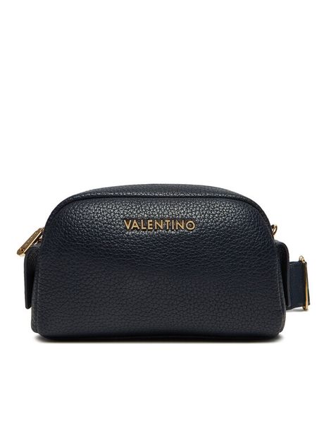 Valentino Torebka Blossom Re VBS8P215 Granatowy. Niebieskie listonoszki damskie Valentino, bez wzorów, ze skóry, bez dodatków. Za 459.99 zł.