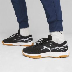 Buty Puma Varion II Black-Cool Light Gray-Yel (10734101). Białe obuwie sportowe damskie Puma, bez wzorów, z materiału, do biegania. Za 144.00 zł.