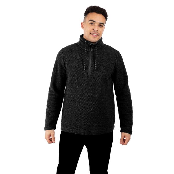 Bluza Męska Falmouthfloss. Czarne bluzy męskie Trespass, l, bez wzorów, z bawełny, z kapturem, na fitness i siłownię. Za 192.99 zł.