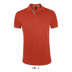 Polo Sol's Portland. Brązowe koszulki polo męskie SOL'S, m, bez wzorów, młodzieżowe, bez ramiączek. Za 138.50 zł.