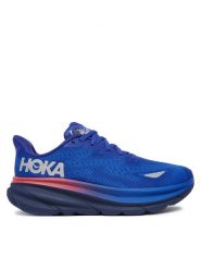 Hoka Buty do biegania Clifton 9 Gtx GORE-TEX 1141490 Niebieski. Niebieskie obuwie sportowe damskie HOKA, bez wzorów, z gore-texu, do biegania. Za 649.99 zł.