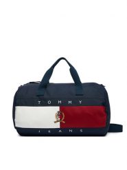 Tommy Jeans Torba weekendowa Tjm Archive Duffle AM0AM14614 Granatowy. Niebieskie torby sportowe męskie Tommy Jeans, bez wzorów, z jeansu. Za 569.99 zł.