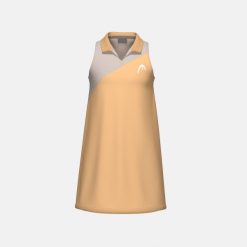 SPIRIT Dziewczęca Sukienka Tenisowa. Brązowe sukienki dla dziewczynek Head, bez wzorów, z dzianiny, eleganckie, bez ramiączek. Za 340.00 zł.