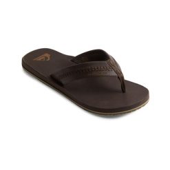 Sandały dla Mężczyzn CARVER NATURAL Brązowy. Brązowe klapki męskie Quiksilver, z gumy, sportowe. Za 319.99 zł.