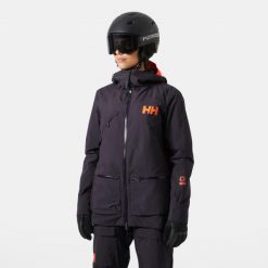 Damska kurtka narciarska Helly Hansen Lifaloft 3.0. Fioletowe kurtki snowboardowe damskie Helly Hansen, na zimę, bez wzorów, z puchu, bez kaptura, narciarskie. W wyprzedaży za 1,428.00 zł.