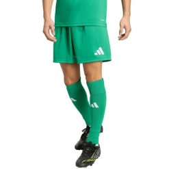 Spodenki krótkie męskie adidas Entrada 26. Zielone krótkie spodenki sportowe męskie Adidas, m, bez wzorów, z poliesteru, do piłki nożnej, climacool (adidas). Za 60.99 zł.