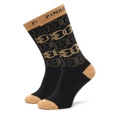 Skarpety długie PINKO. Czarne skarpety damskie Pinko, bez wzorów. Za 249.99 zł.