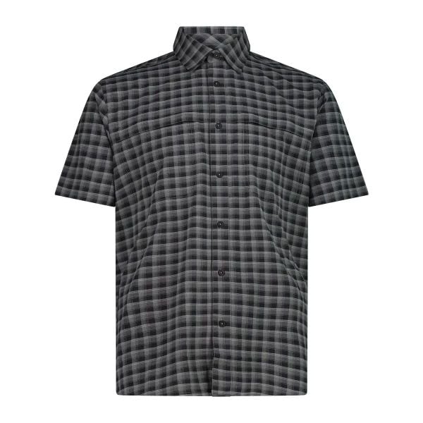 Koszula w kratę CMP. Brązowe koszule męskie CMP, xl, bez wzorów, ze skóry, klasyczne, bez kołnierzyka, bez ramiączek. Za 239.00 zł.