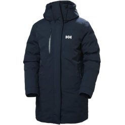 Parka dla kobiet Helly Hansen Adore. Niebieskie parki damskie Helly Hansen, na zimę, m, bez wzorów, z materiału, bez kaptura. Za 1,562.75 zł.