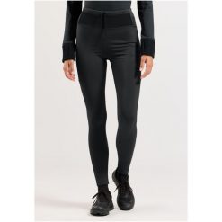 Legginsy Odlo Tights X-ALP CARGO WINTER. Czarne legginsy damskie Odlo, bez wzorów. Za 539.99 zł.