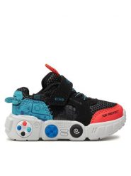 Skechers Sneakersy Lil Gametronix 402262N/BKMT Czarny. Czarne buty sportowe chłopięce Skechers, bez wzorów, z materiału, bez zapięcia. Za 142.79 zł.