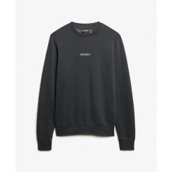 Bluza Superdry Micro Logo. Czarne bluzy męskie Superdry., m, bez wzorów, bez kaptura. Za 293.25 zł.