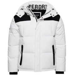 Kurtka turystyczna męska Superdry Code MTN Sport Explorer. Białe kurtki męskie Superdry., l, bez wzorów, z poliesteru, trekkingowe. W wyprzedaży za 408.00 zł.